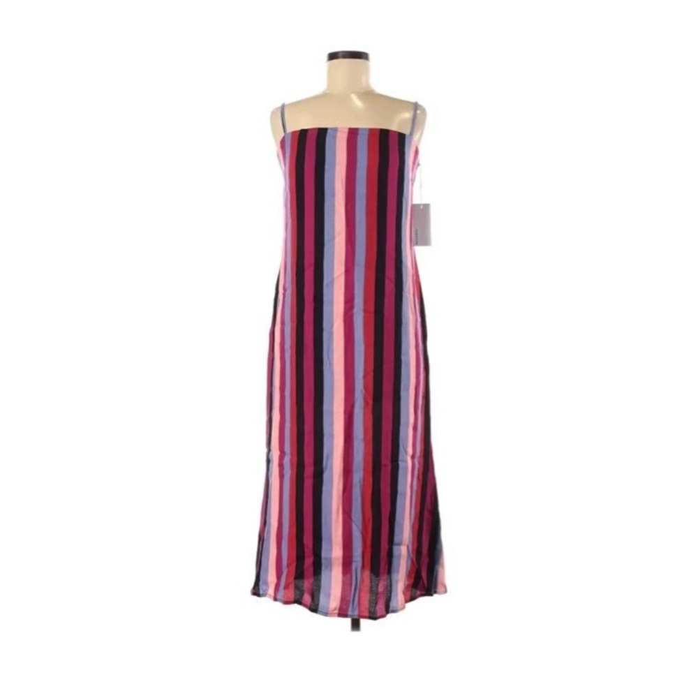 Reformation Rosaly Striped Midi Dress NWT